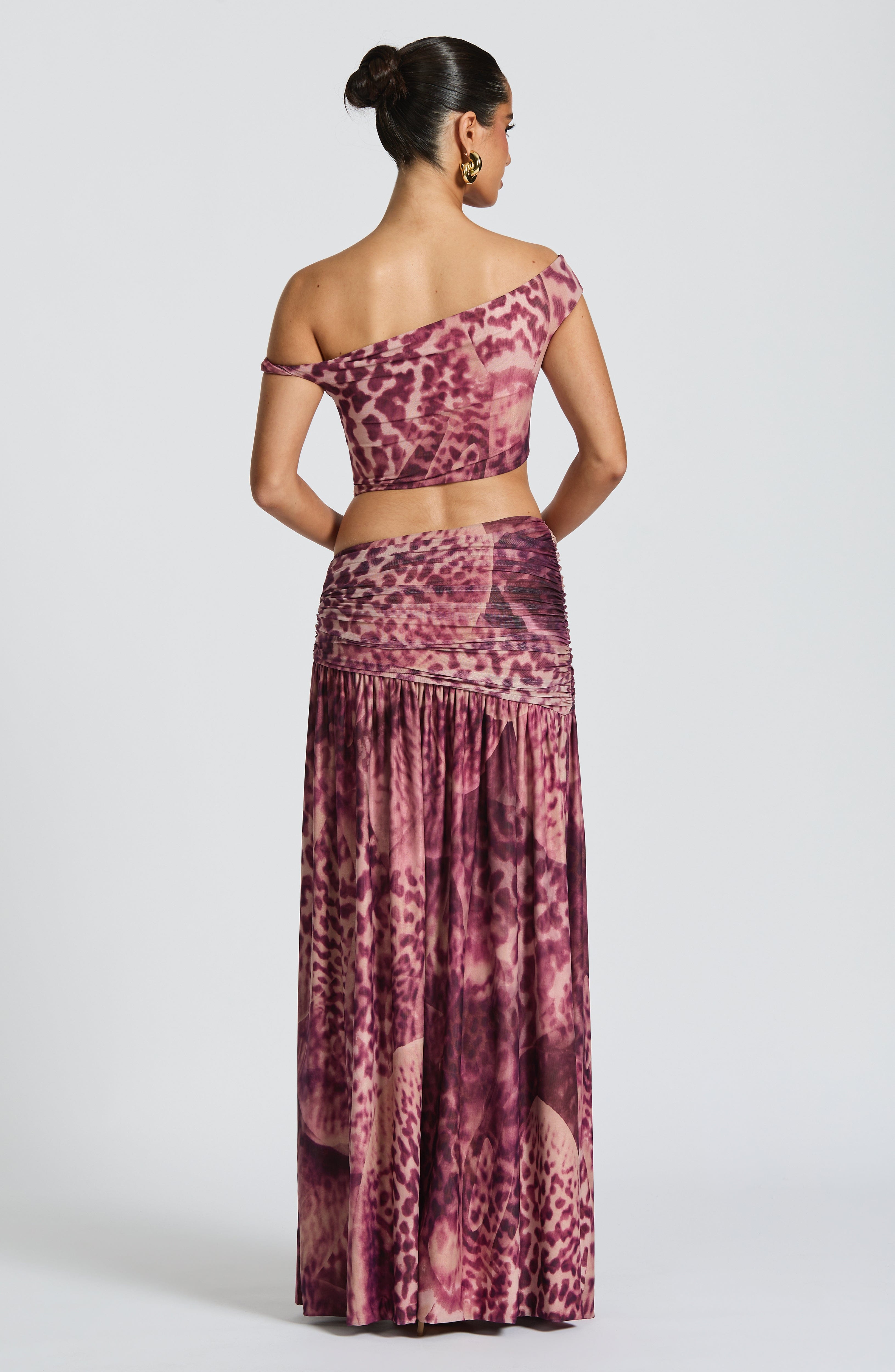 Eva Set - Magenta Orchid Print
