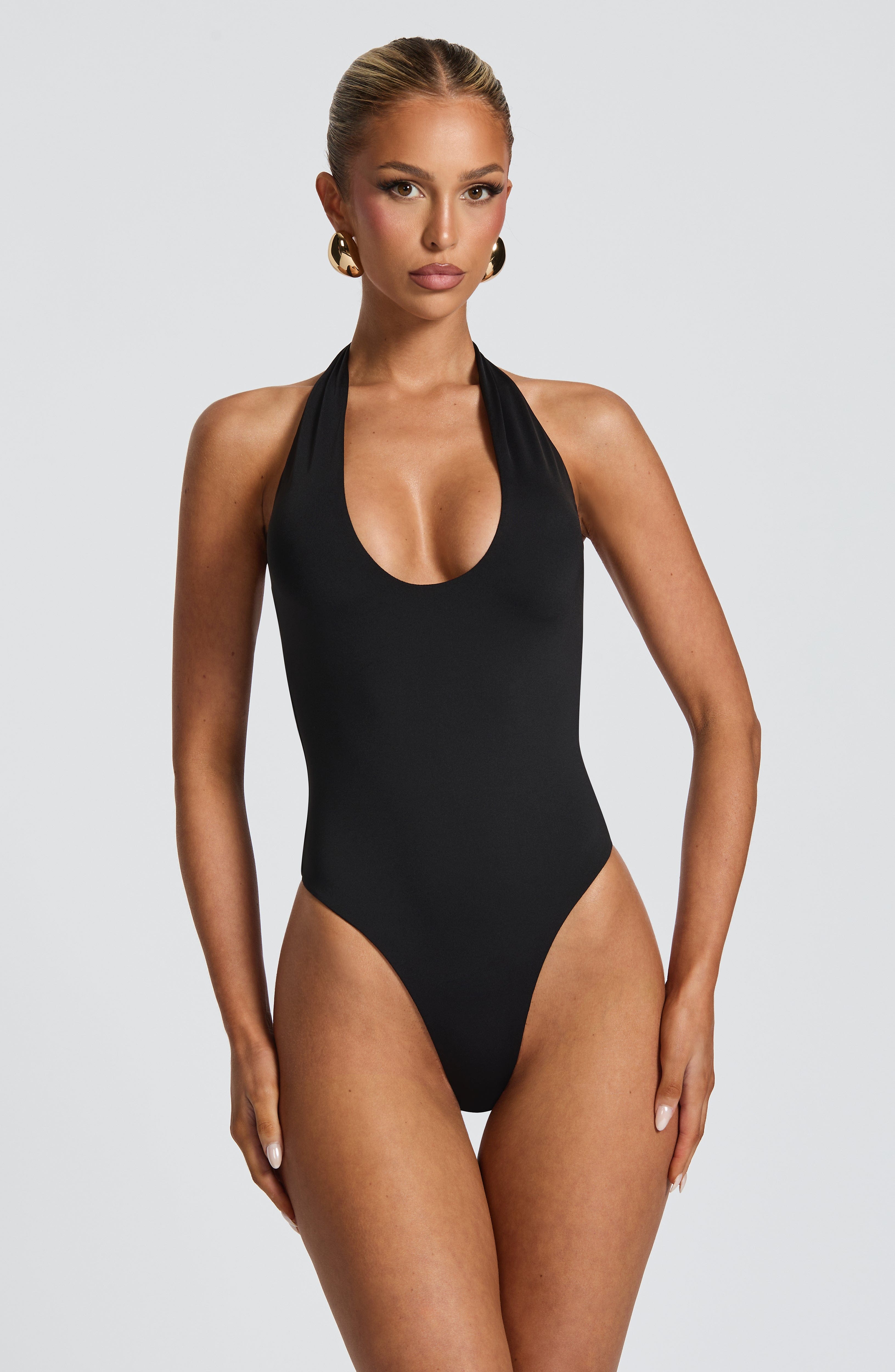 Odele Bodysuit & Saira Maxi Skirt Set - Black