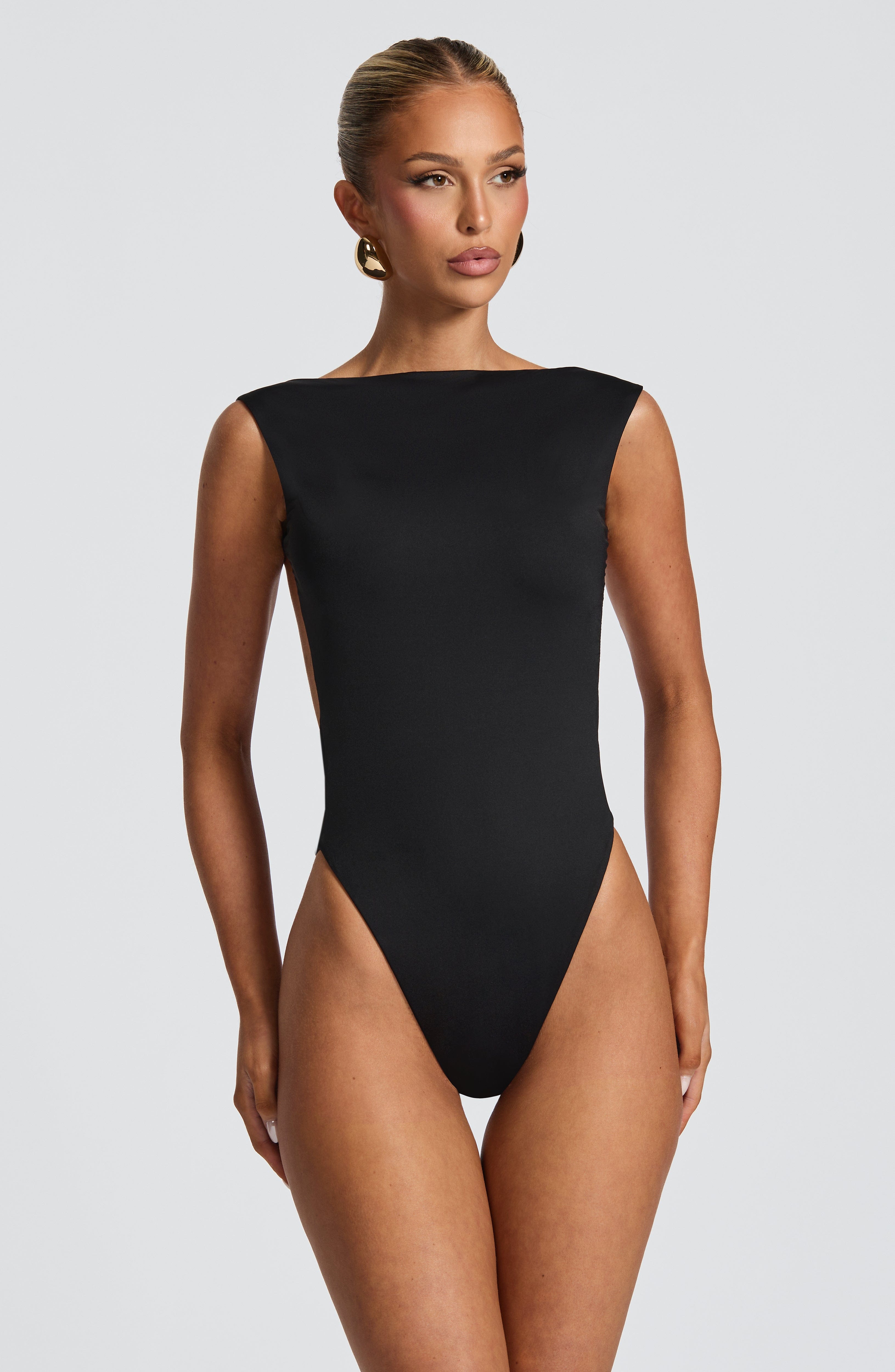 Tori Bodysuit & Saira Maxi Skirt Set - Black